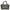 East-West Mini Blue Book Tote in Canvas, Gold hardware
