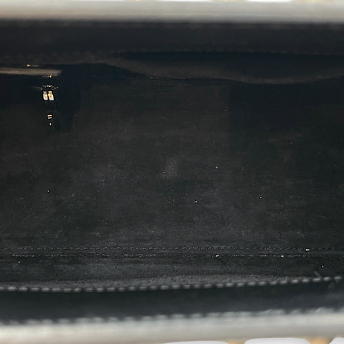 Studded Sac De Jour Nano Black Crossbody Bag in Calfskin, Silver hardware