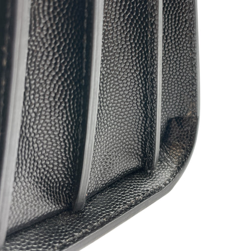 Studded Sac De Jour Nano Black Crossbody Bag in Calfskin, Silver hardware