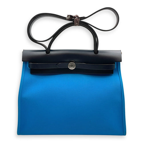 Herbag 31 Blue Zanzibar  in Vache Hunter/Toile Palladium hardware CL2507-14350 1