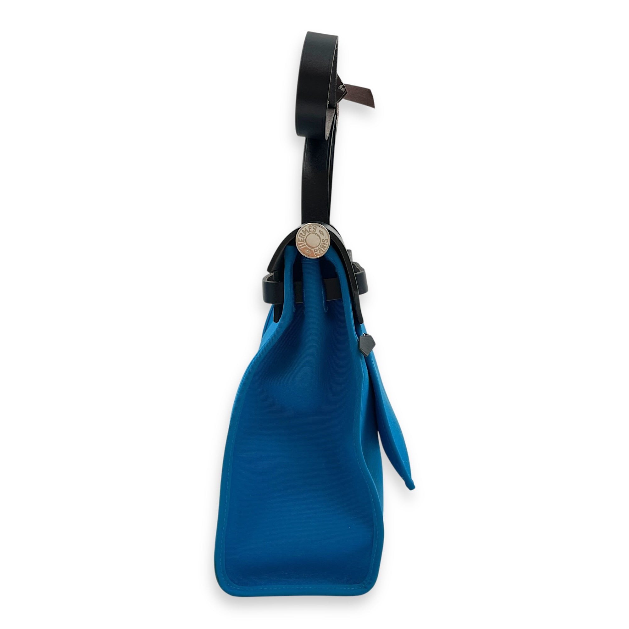 Herbag 31 Blue Zanzibar in Vache Hunter/Toile, Palladium hardware