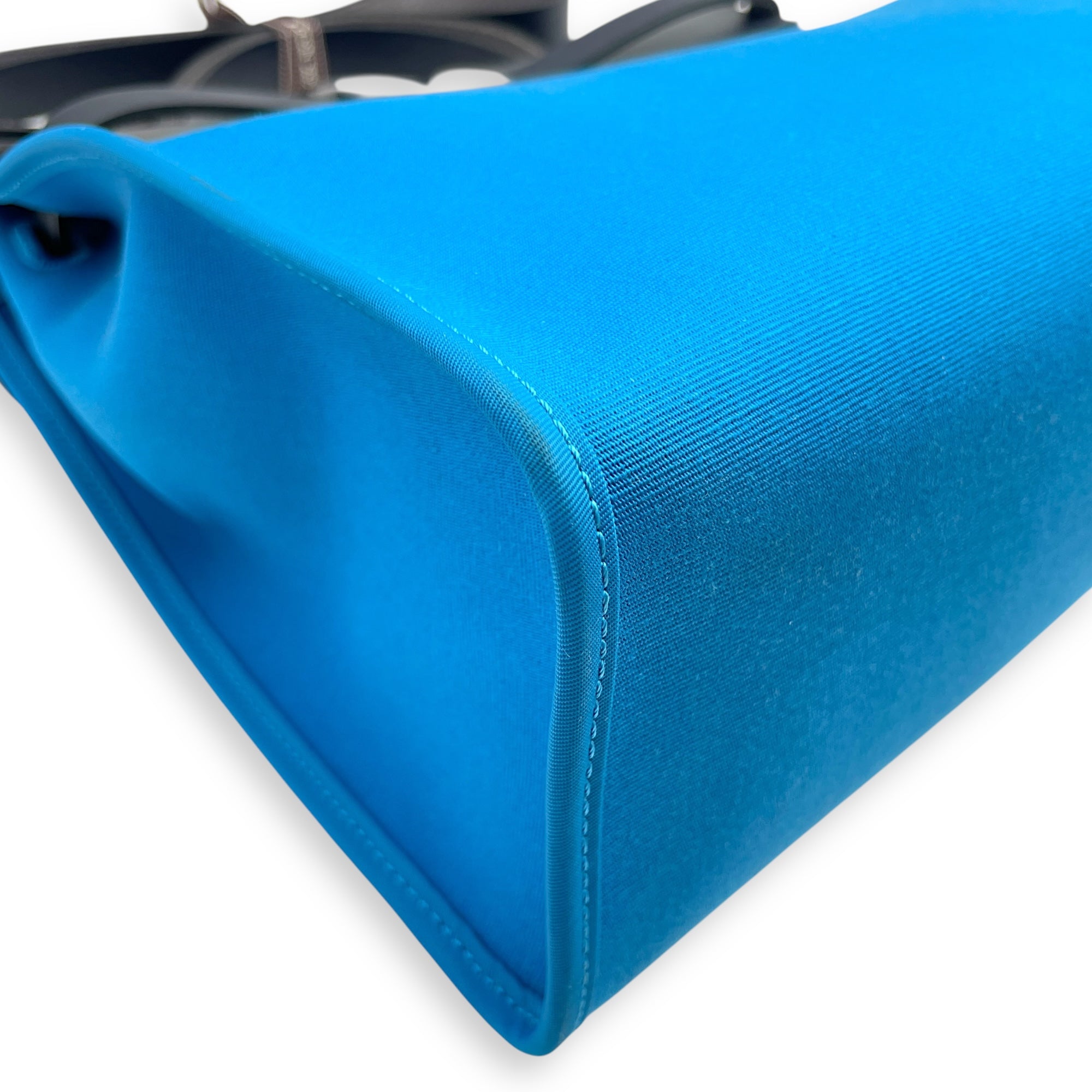 Herbag 31 Blue Zanzibar in Vache Hunter/Toile, Palladium hardware