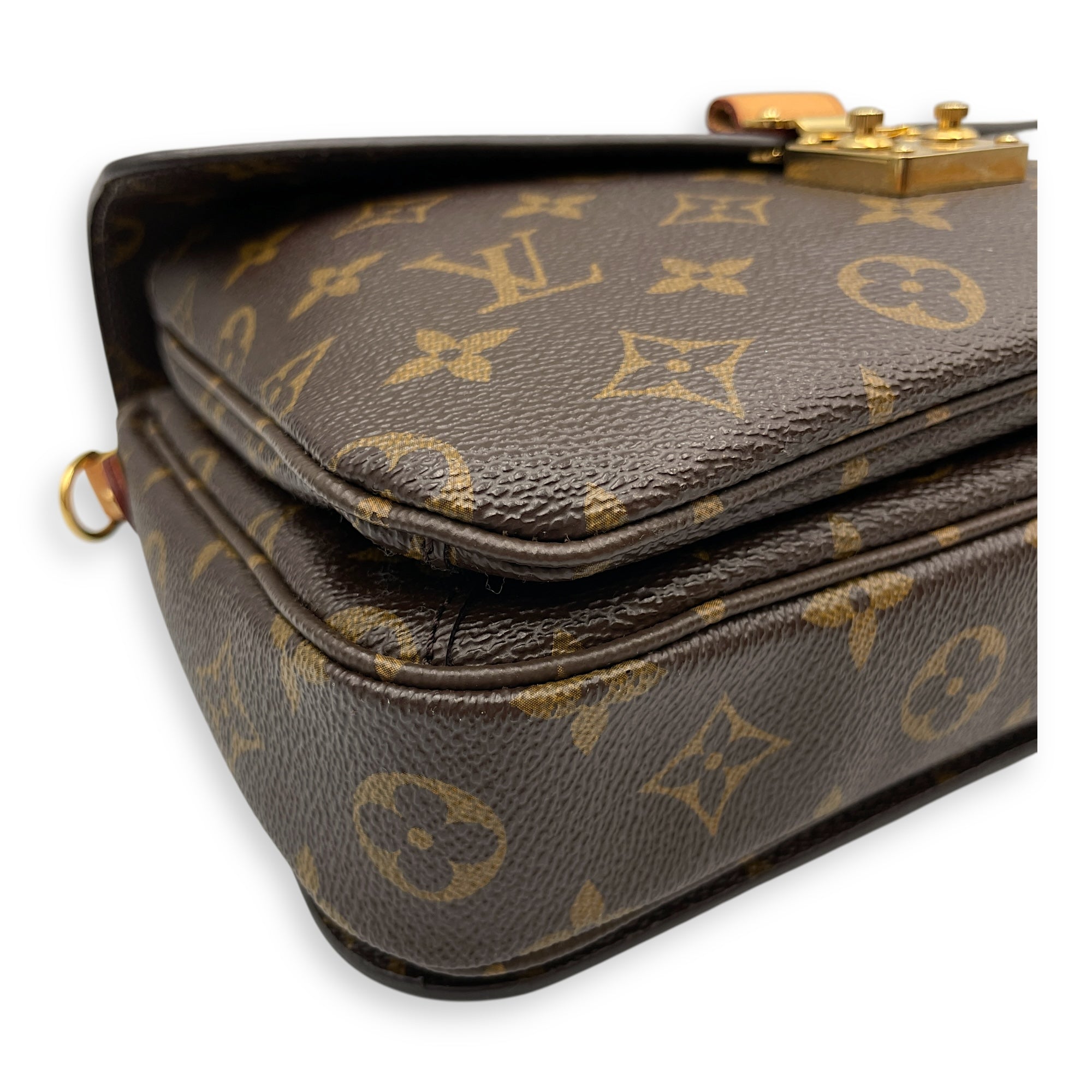 Monogram Metis Brown Monogram Pochette in Canvas, Gold hardware
