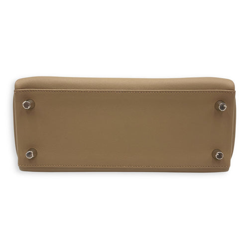 Kelly 25 Beige Marfa in Swift, Palladium hardware