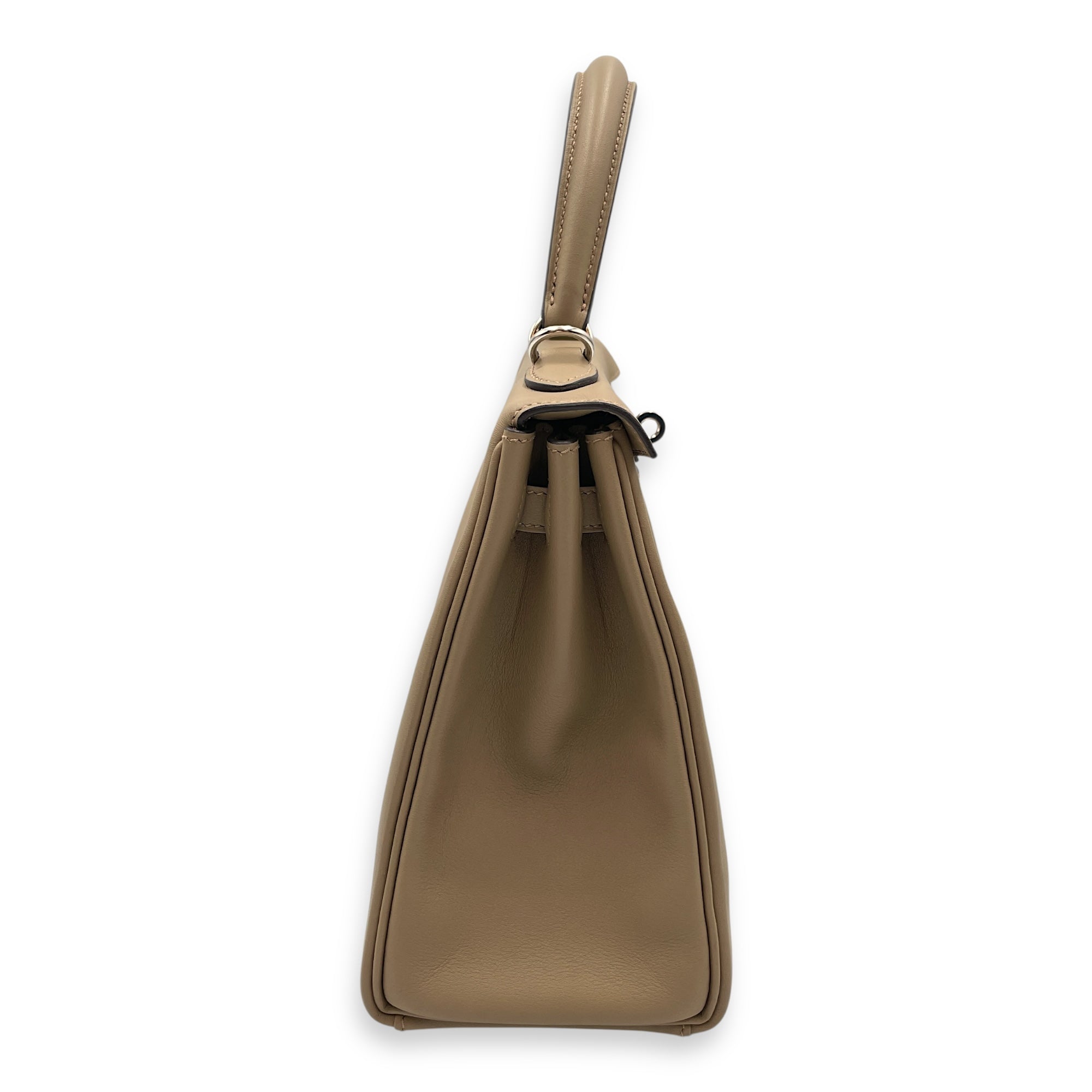 Kelly 25 Beige Marfa in Swift, Palladium hardware