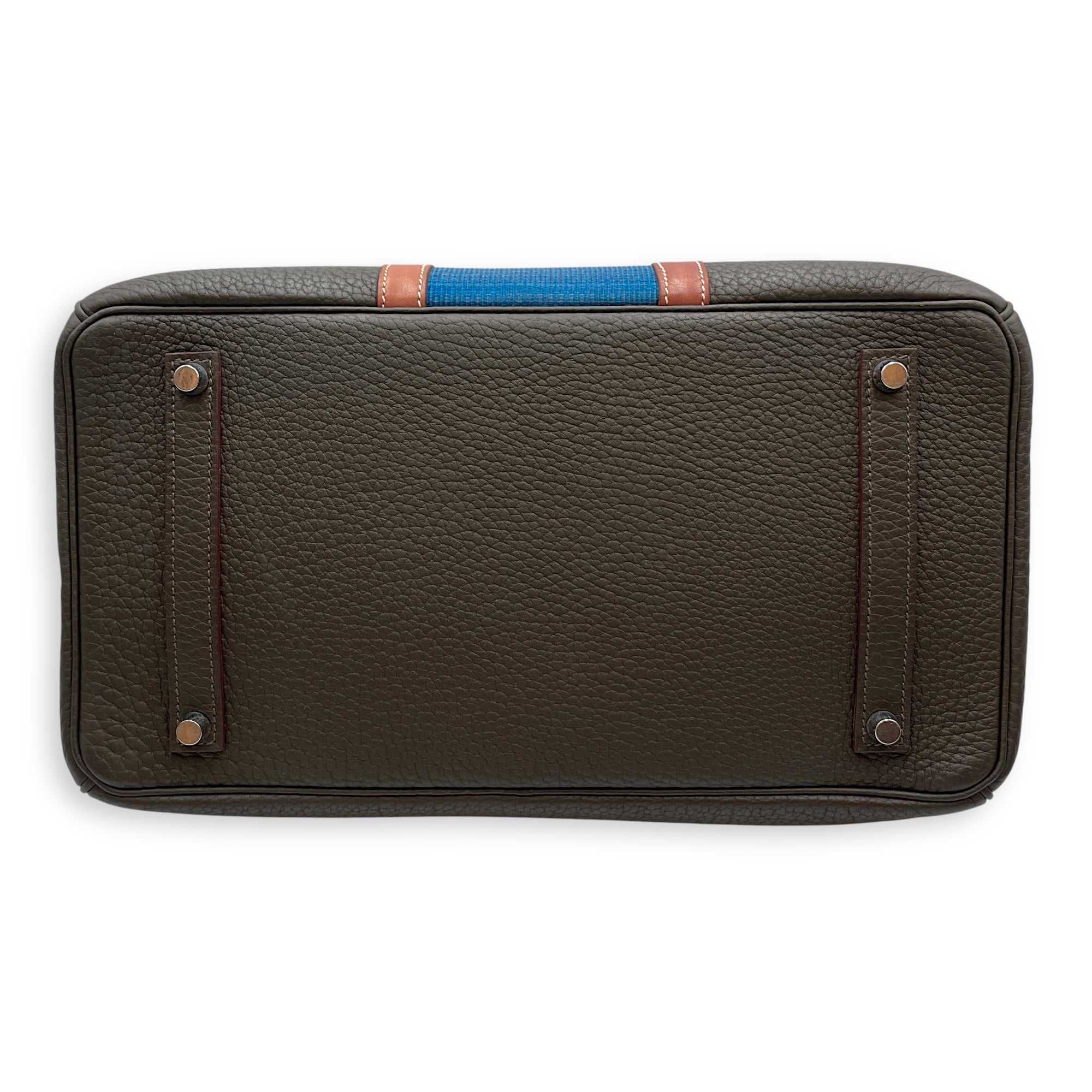 Birkin Club 35 Vert Bronze/Fauve in Fjord/Barenia/Ottoman, Palladium hardware
