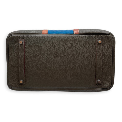 Birkin Club 35 Vert Bronze/Fauve in Fjord/Barenia/Ottoman, Palladium hardware