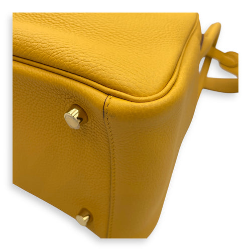Lindy 26 Jaune Ambre in Clemence, Gold hardware
