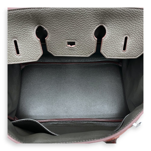Birkin Club 35 Vert Bronze/Fauve in Fjord/Barenia/Ottoman, Palladium hardware