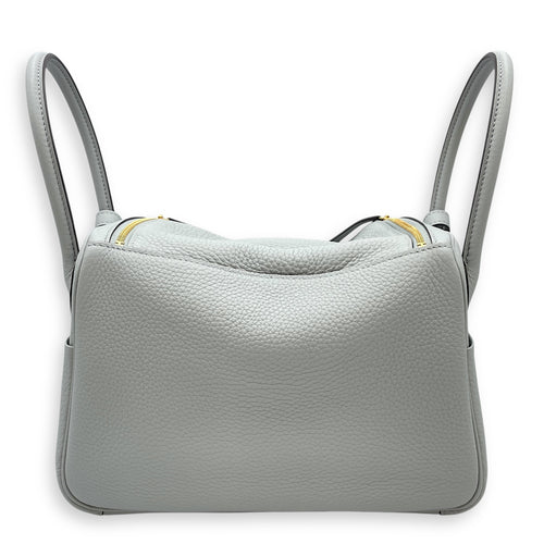 Lindy 26 Blue Glacier in Clemence, Gold hardware
