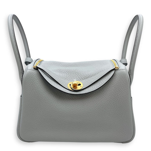 Lindy 26 Blue Glacier in Clemence, Gold hardware