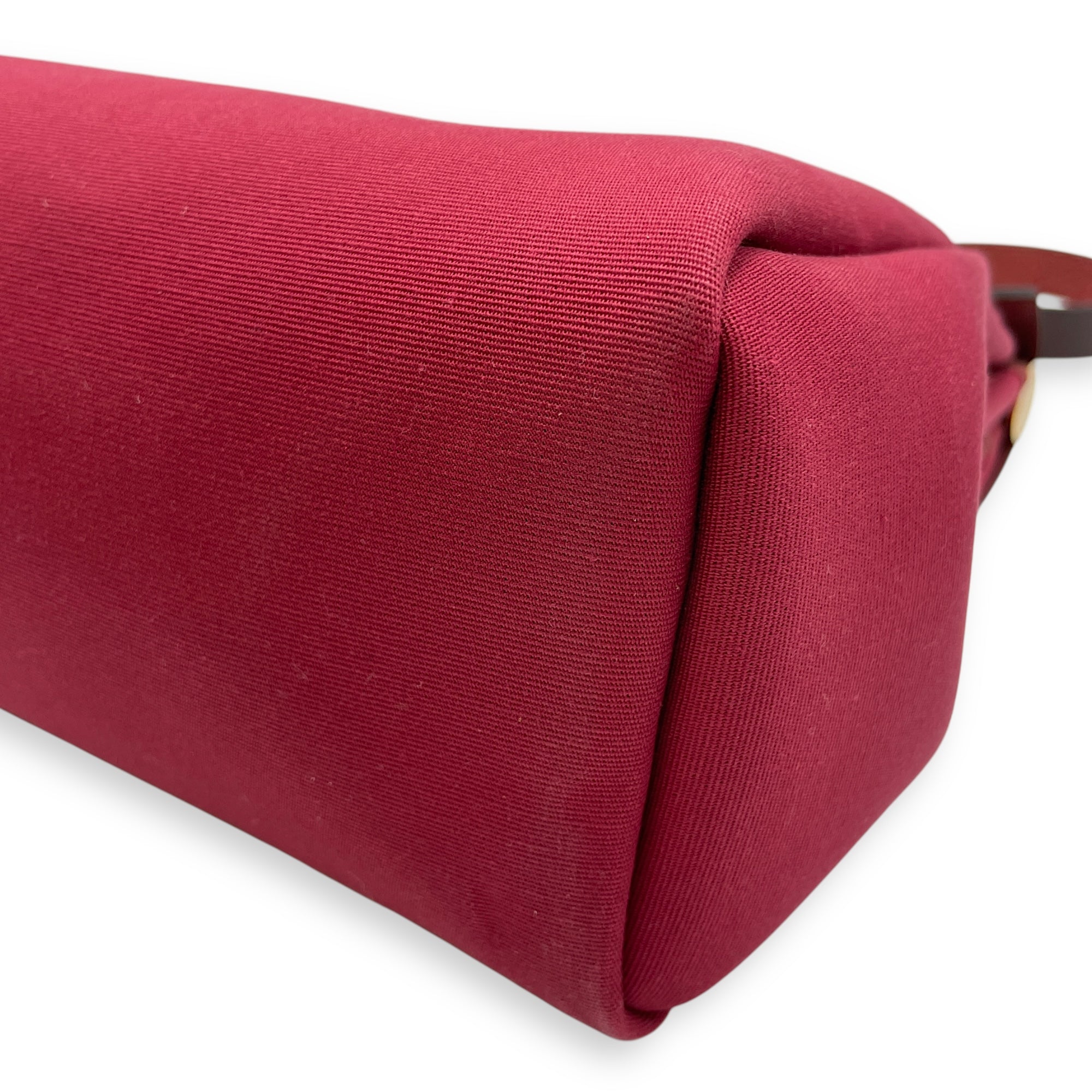 Herbag 31 Rubis/Rouge Sellier in Vache Hunter/Toile, Gold hardware