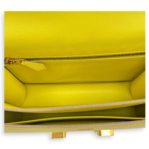 Constance 24 Soufre in Epsom Gold hardware