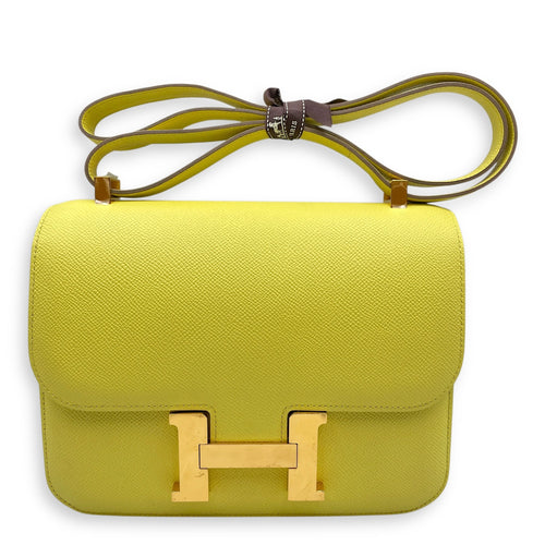 Constance 24 Soufre in Epsom Gold hardware