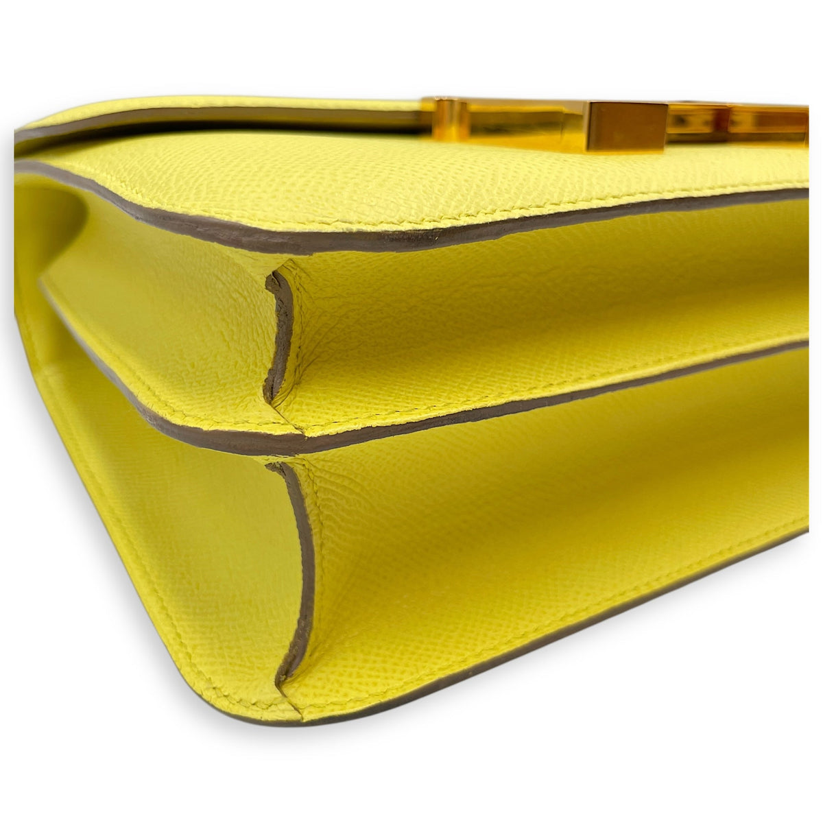 Constance 24 Soufre in Epsom Gold hardware