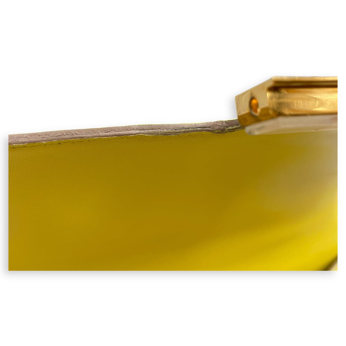 Constance 24 Soufre in Epsom Gold hardware