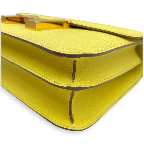 Constance 24 Soufre in Epsom Gold hardware