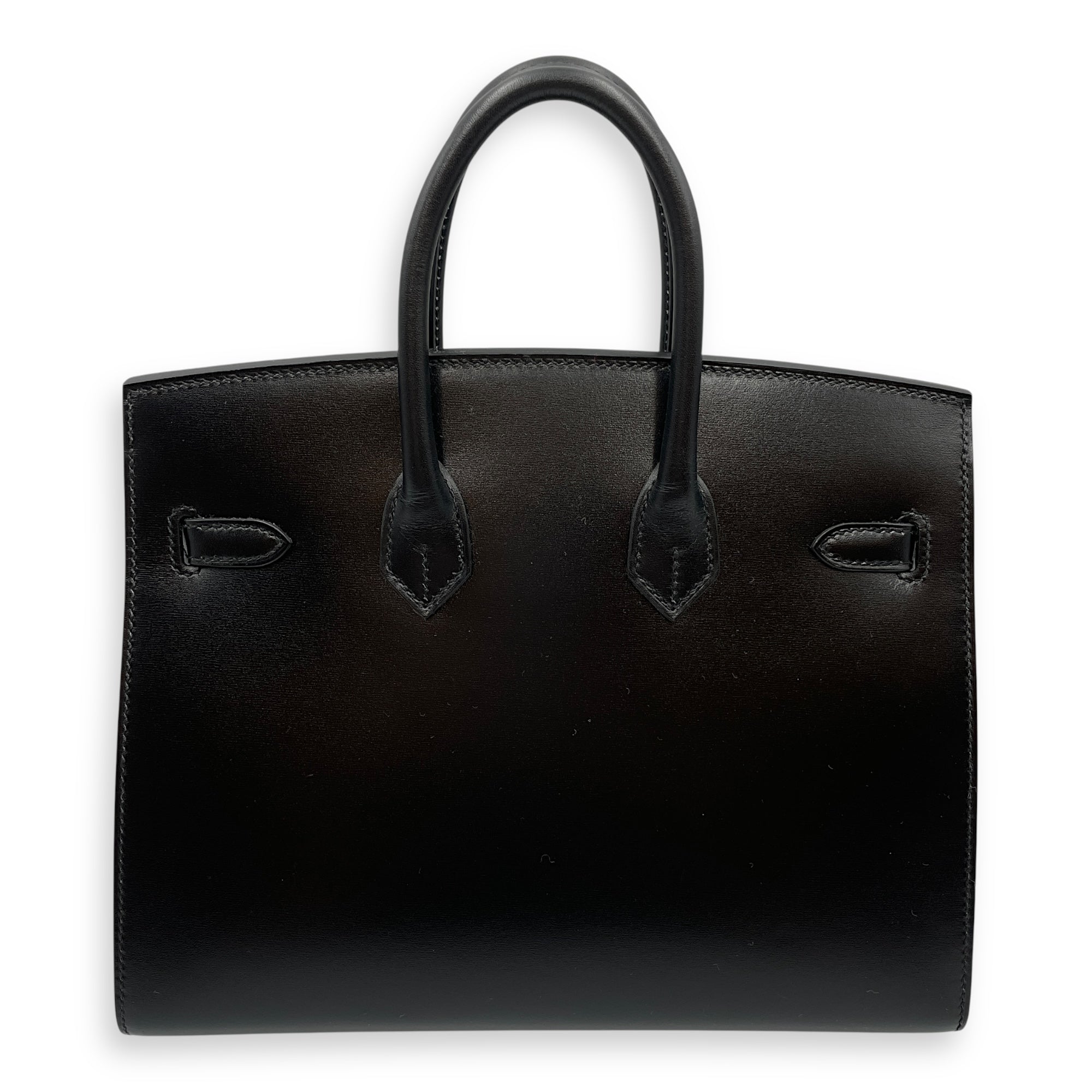 Sellier Birkin 25 Black in Box, Gold hardware