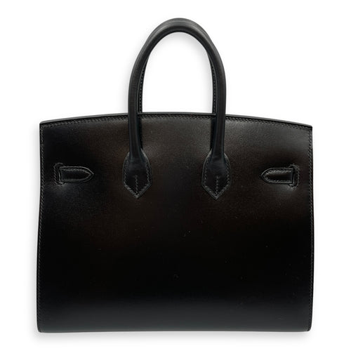 Sellier Birkin 25 Black in Box, Gold hardware