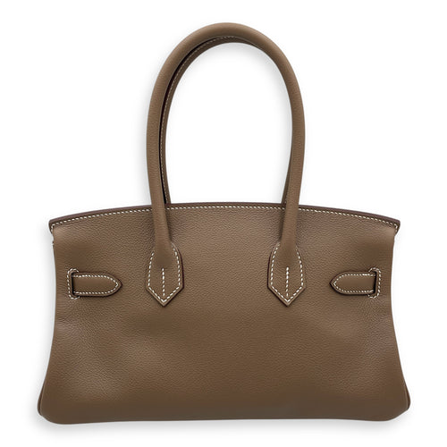 Shoulder Birkin Light 29 Etoupe in Evercolor, Gold hardware