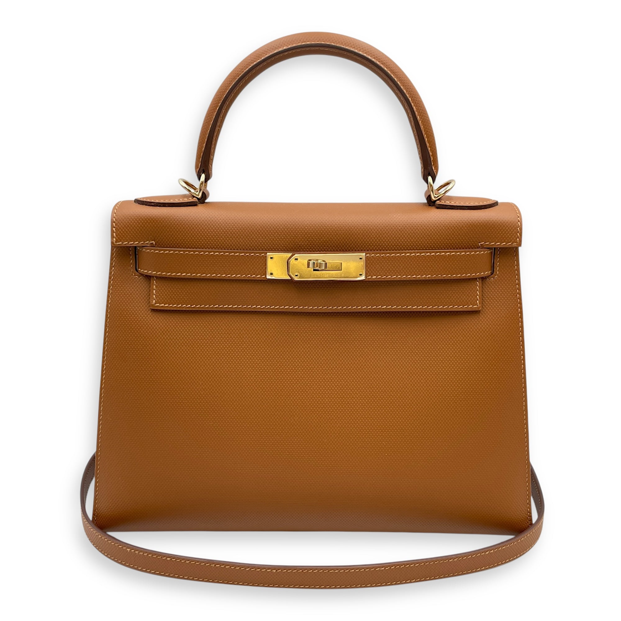 Sellier Kelly 28 Cigare in Veau Grain d'H, Permabrass hardware