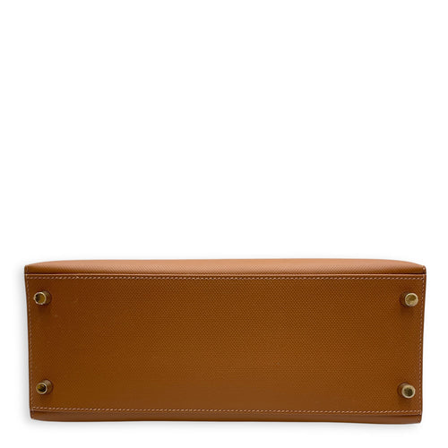 Sellier Kelly 28 Cigare  in Veau Grain d'H Permabrass hardware CL2507-14563 5