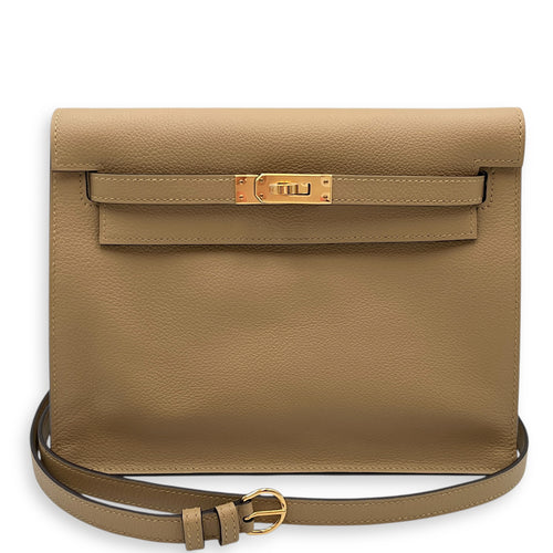 Kelly Danse Poussiere in Evercolor, Gold hardware