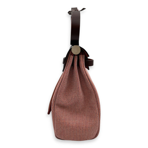 Herbag 31 Rouge Sellier/Ecru-Brique-Anemone in Vache hunter/toile, Palladium hardware