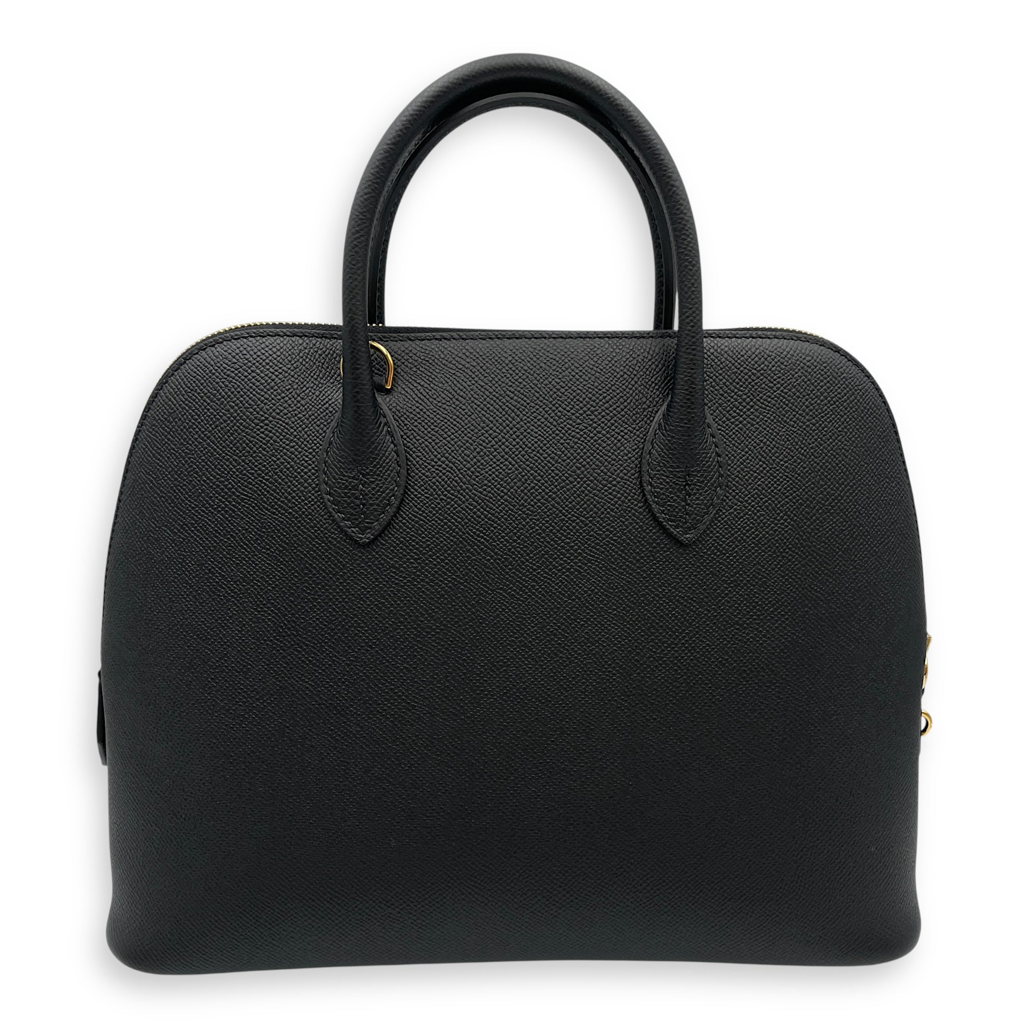 Bolide 1923 30 Black Shoulder Bag in Epsom, Gold hardware