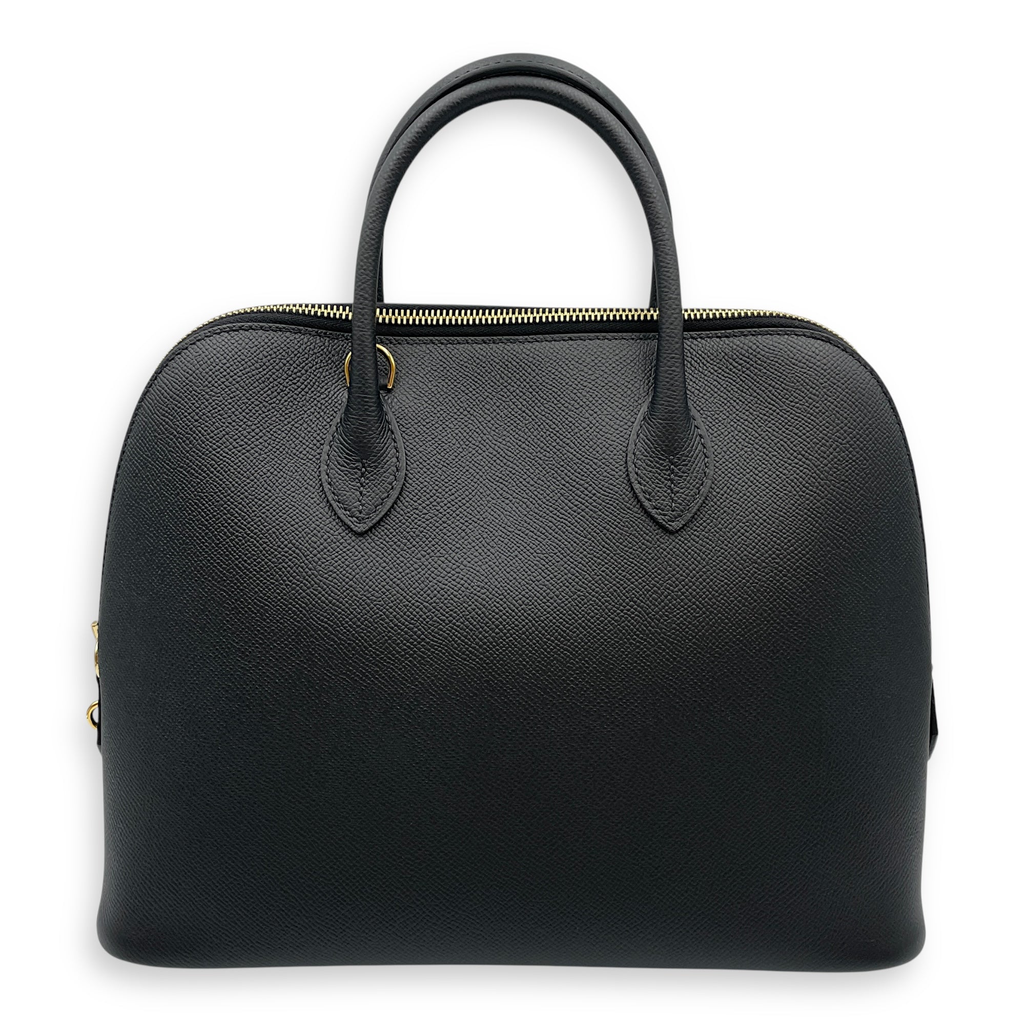 Bolide 1923 30 Black Shoulder Bag in Epsom, Gold hardware