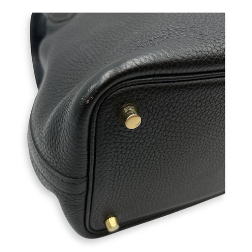 Picotin Touch 18 Black in Clemence/Matte Alligator Gold hardware