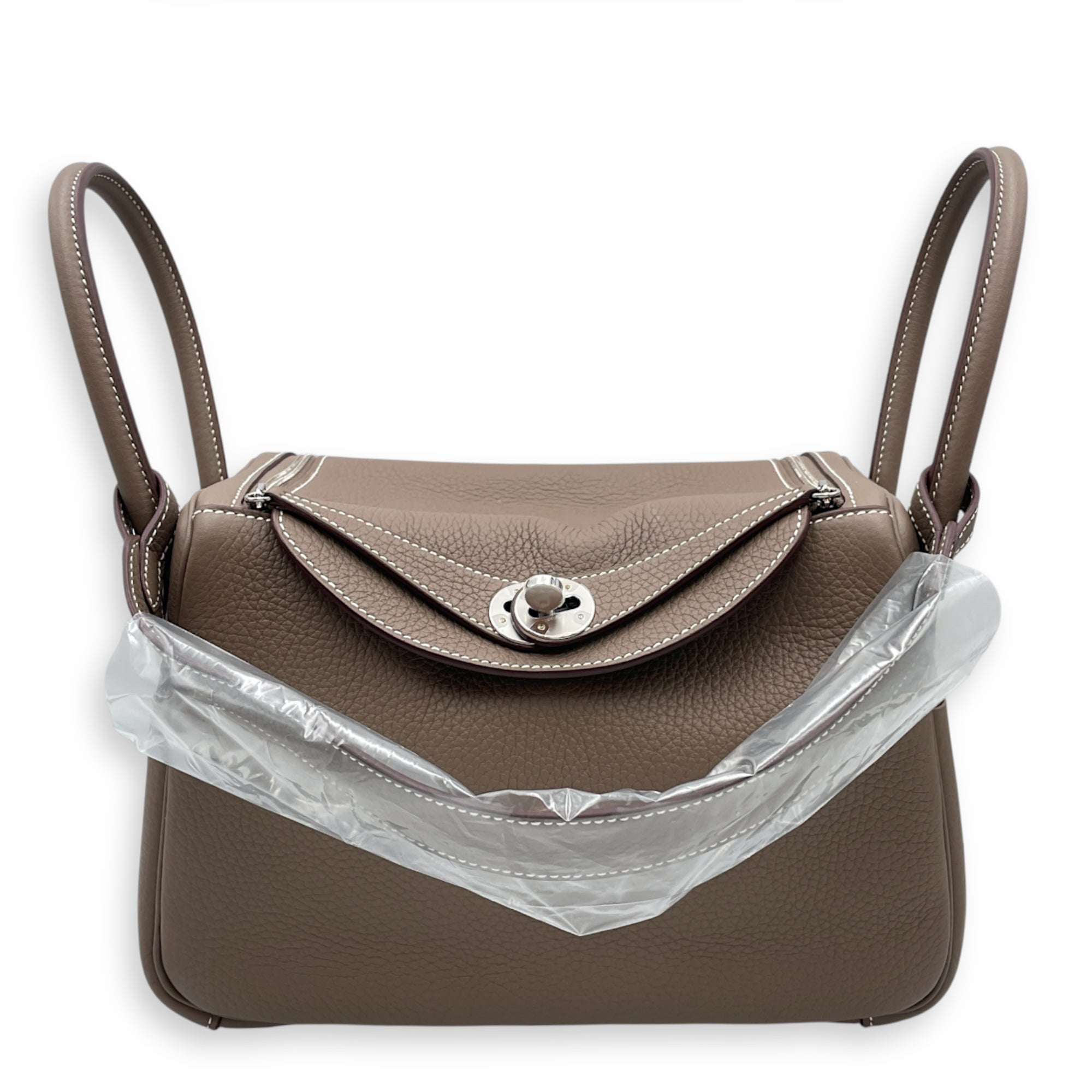Lindy 26 Etoupe in Clemence, Palladium hardware