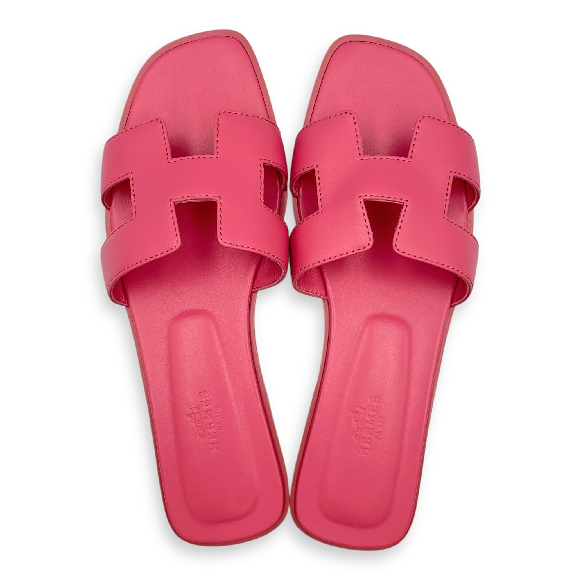 Oran 38 Rose Petale Sandals in Calfskin