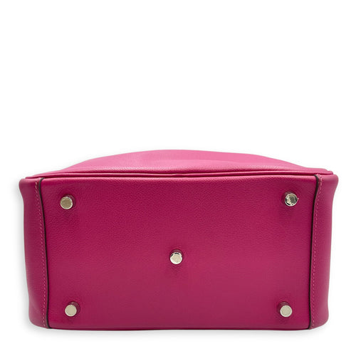 Lindy 26 Rose Poupre in Evercolor Palladium hardware