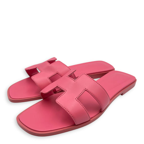 Oran 38 Rose Petale Sandals in Calfskin
