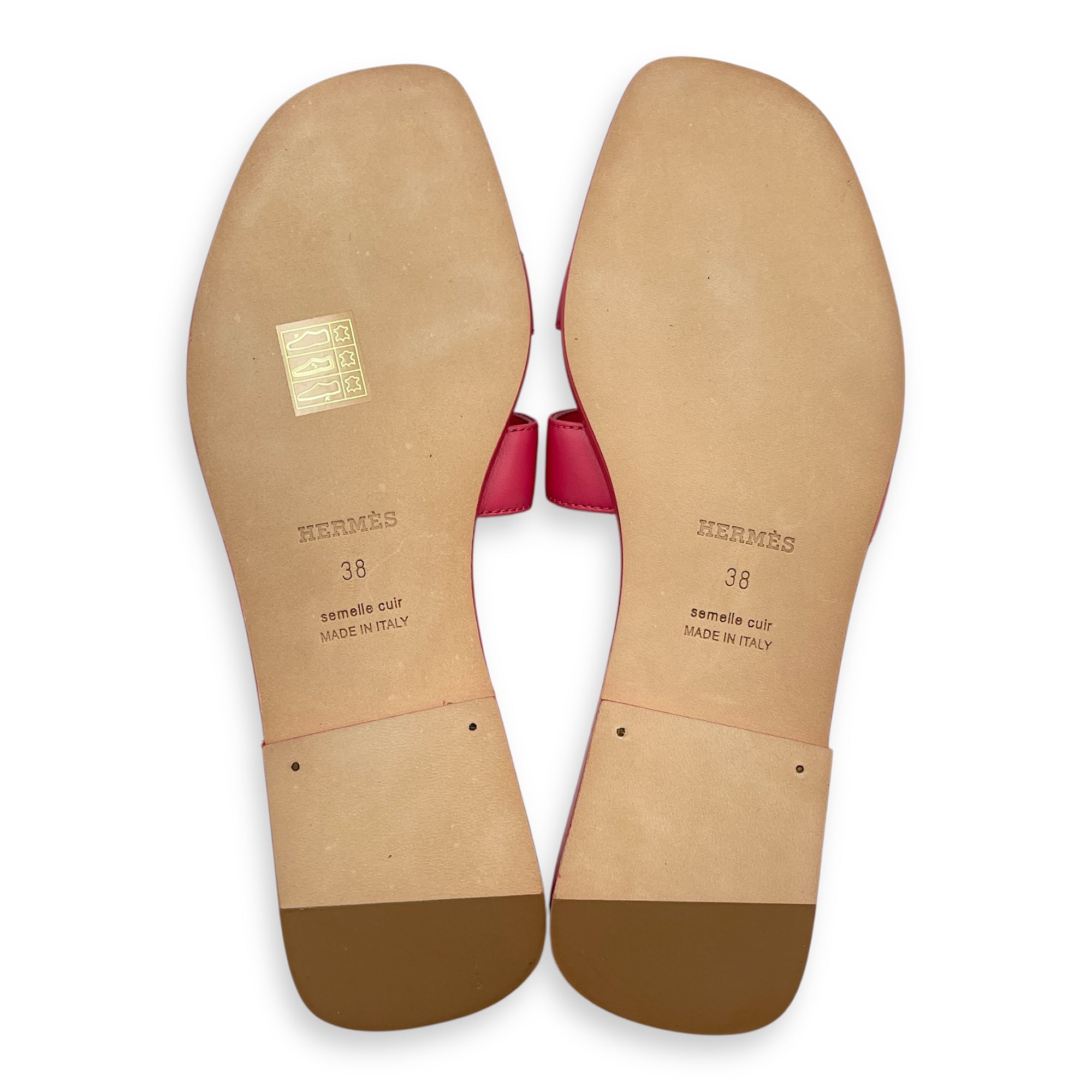 Oran 38 Rose Petale Sandals in Calfskin