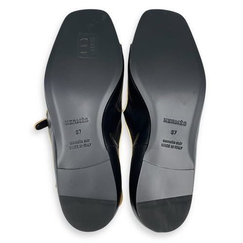 Kristen Sandal. Sz:37 Black Sandals in Nappa Palladium hardware