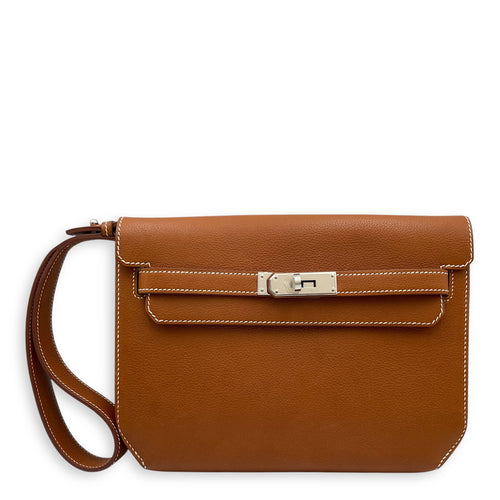 Kelly Depeches Fauve in Barenia Faubourg, Palladium hardware
