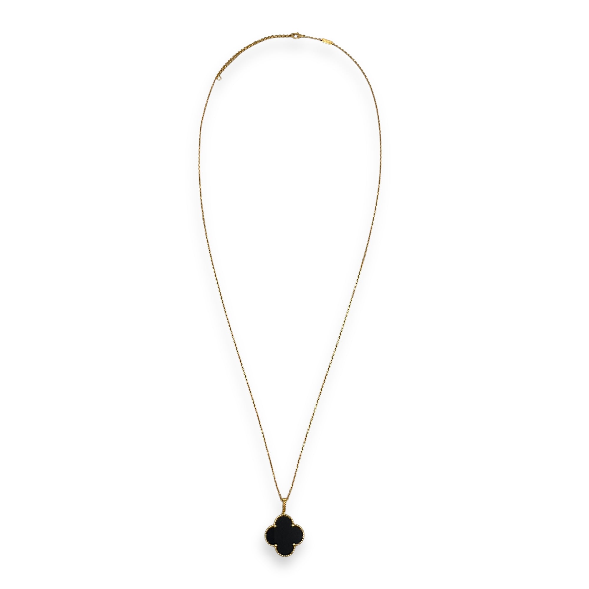 Magic Alhambra Pendant in Black Onyx