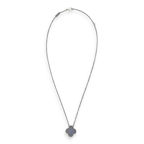 Vintage Alhambra Pendant in Chalcedony