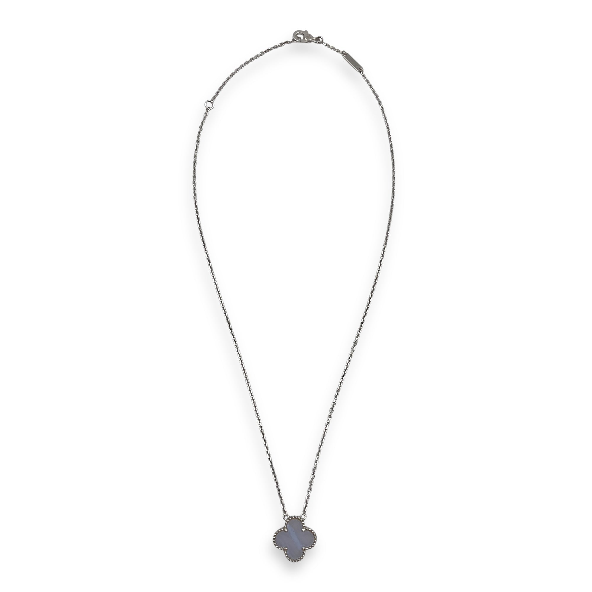 Vintage Alhambra Pendant in Chalcedony