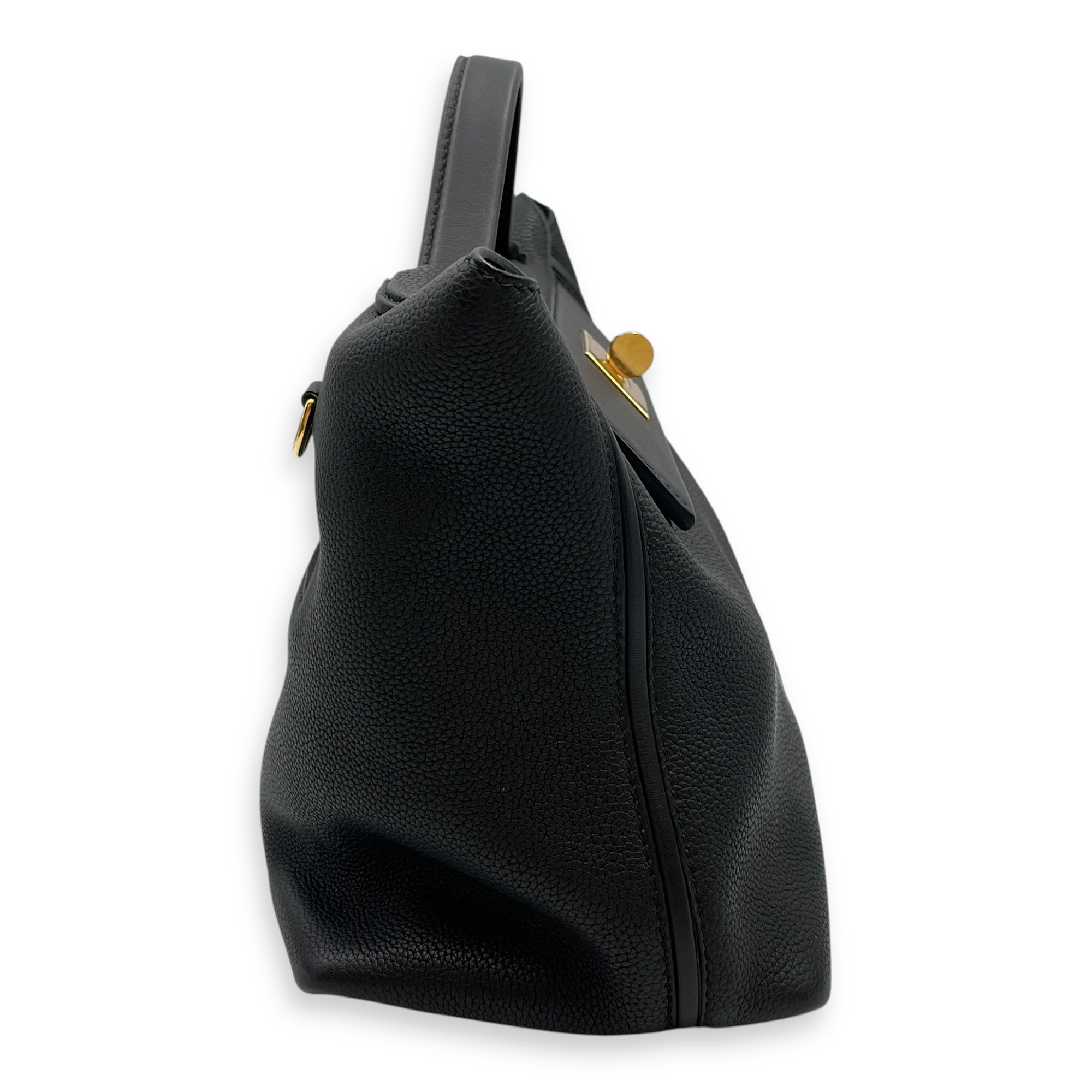 24/24 29 Black in Togo/Swift, Gold hardware