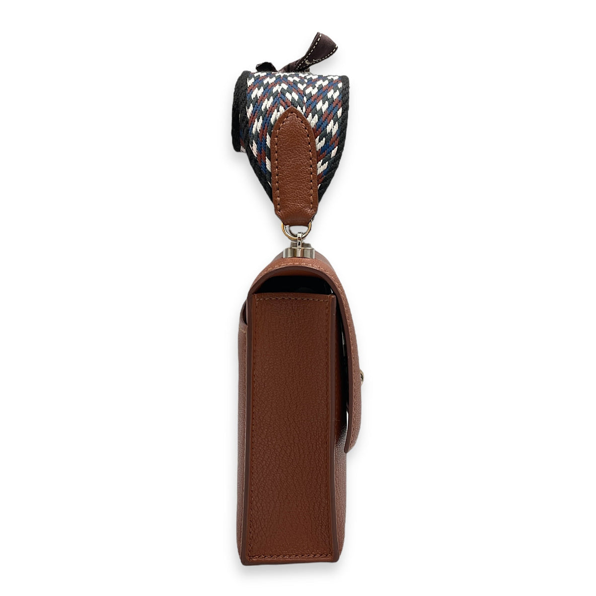 Verrou Mini Noisette in Chevre Mysore Palladium hardware