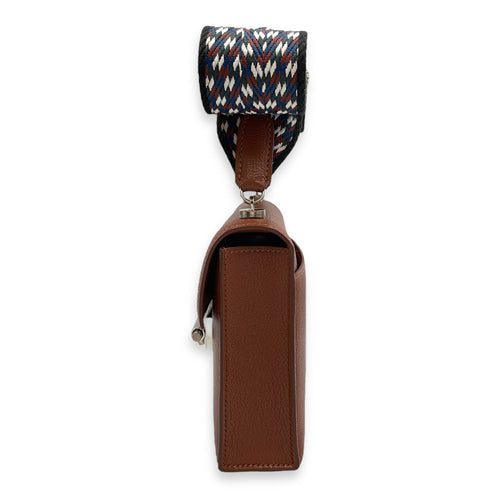 Verrou Mini Noisette in Chevre Mysore Palladium hardware