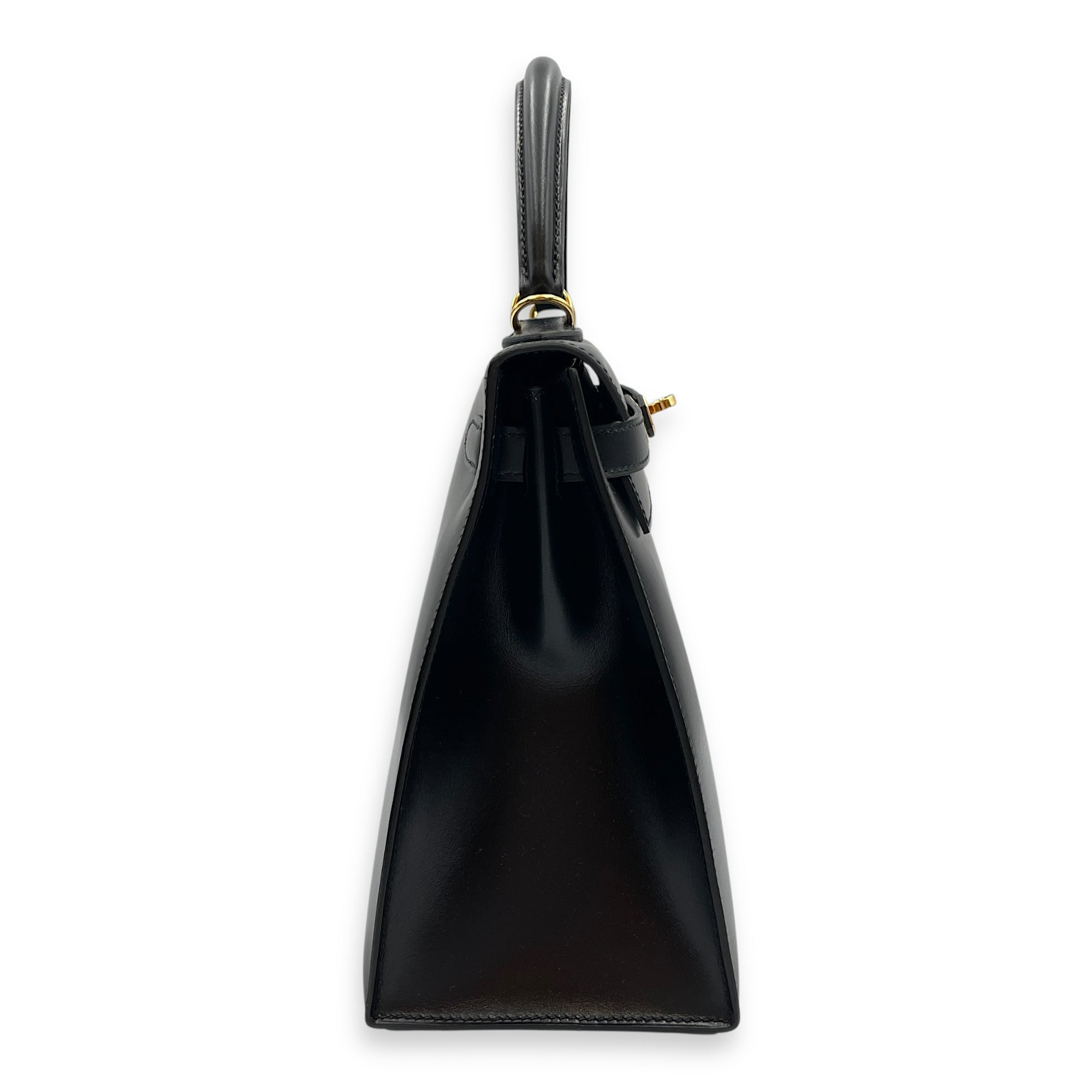 Sellier Kelly 28 Black in Box Gold hardware