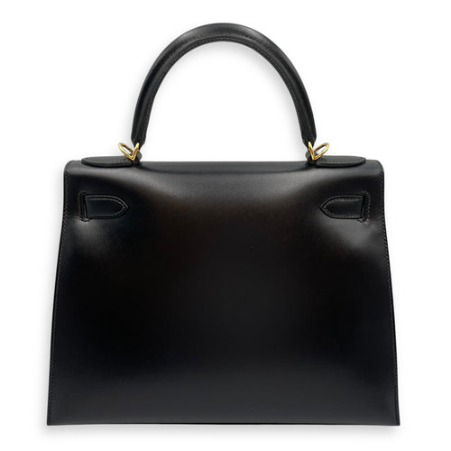 Sellier Kelly 28 Black in Box Gold hardware