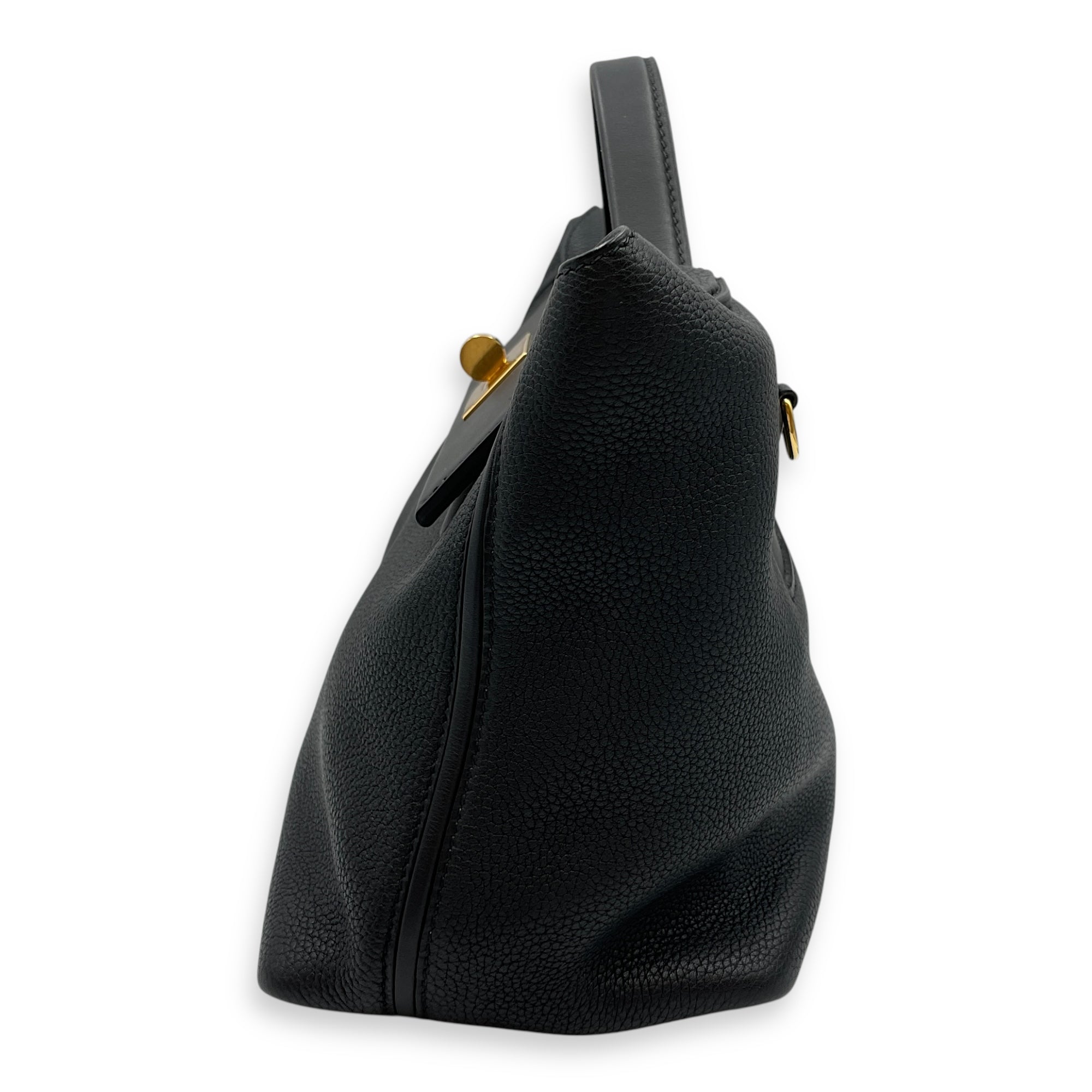 24/24 29 Black in Togo/Swift, Gold hardware