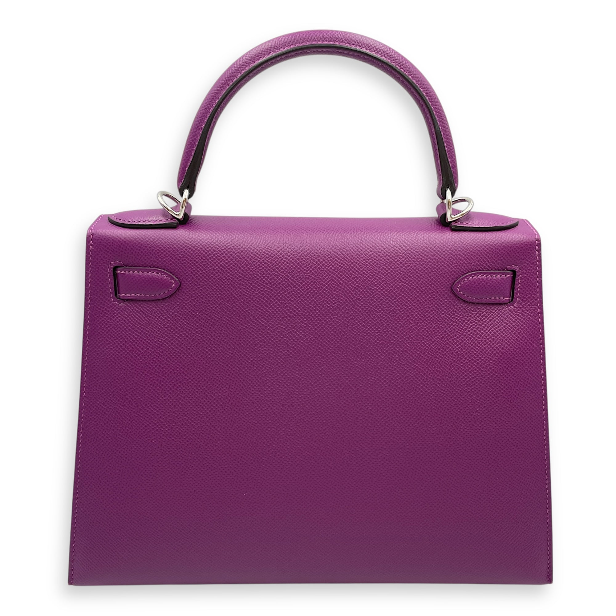 Sellier Kelly 28 Anemone in Epsom, Palladium hardware