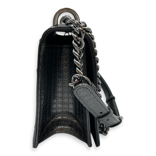 Diorama Medium Metallic Grey Shoulder Bag in Patent Leather Silver hardware CL2508-14740 3