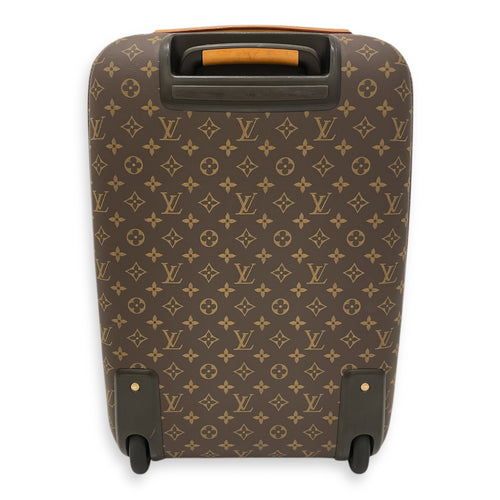 Monogram Jungle Dots Brown Luggage in Canvas, Gold hardware